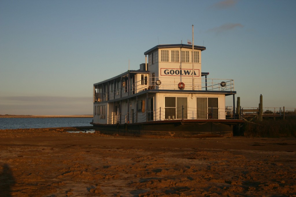 Boat at Goolwa High and Dry, 2007